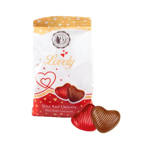 Sevgiliye Hediye-Mini Kalp Çikolata 100gr